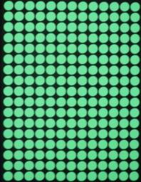 Glow in The Dark Polka Dot Stickers - A5 Sheet Peel & Stick Decal For Wall Art, Planner, Diary, Phone, Car, Teacher, Journal - thumbnail 1