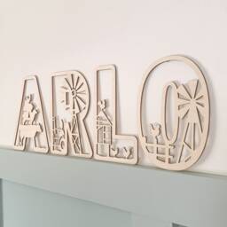 Farmyard Letters, Farmyard Themed Nursery Decor, Baby Shower Gift, Farm Animal Wall Personalised Name Gifts - thumbnail 3