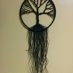 Tree Of Life Hemp Macrame Wall Art - thumbnail 2