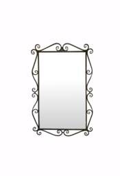 Mirror's Frame, Wrought Iron Hand Forged. Unique, One-Of-A-Kind