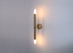 Wall Sconce , Lighting Brass Candle Lamp Vanity Light Fixture, Art - thumbnail 1