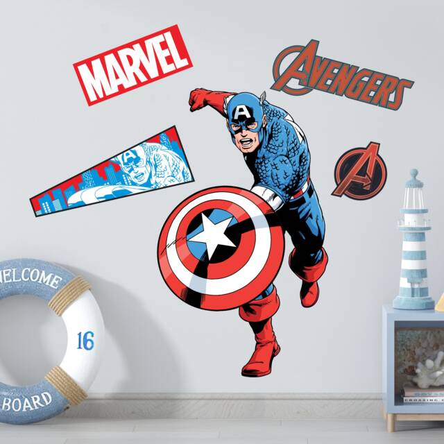 Superhero Children's Popular Characters Room Decorations Removable Repositionable Wall Stickers Decal Home Decor Art 199 - image 1