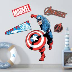 Superhero Children's Popular Characters Room Decorations Removable Repositionable Wall Stickers Decal Home Decor Art 199 - thumbnail 1