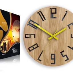 Large Wall Clock, Unique Wall Clock, Wood Unusual Modern Slim_Wood, 12.60 - thumbnail 4