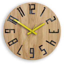 Large Wall Clock, Unique Wall Clock, Wood Unusual Modern Slim_Wood, 12.60 - thumbnail 2