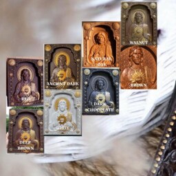 Veil Of Veronica Icon Hand-Carved Oak Wood Christian Wall Art Personalized, Xs-Xxl, Tax Free - thumbnail 2