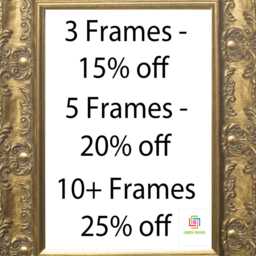 Venice Ornate Shabby Chic Antique Style Picture Frame Gold A1/A2/A3/A4/A5 - thumbnail 2