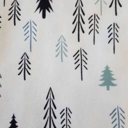 Trees Swaddle Blanket & Newborn Hat Set. Leggings. Take Home Photo Prop. Baby Shower Gift. Clothes - thumbnail 3