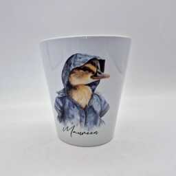 Personalised Duck Plant Pot - Custom Name Planter Cute Duckling D??cor Farmhouse Indoor Rustic Home Accent - thumbnail 4
