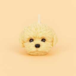 Poodle Head Candle - thumbnail 2