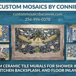 20x24 Humpback Whale Ceramic Tile Mosaic Backsplash Or Wall Art - thumbnail 3