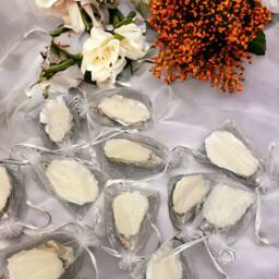 Oyster Shell Candles Natural Seashell Coastal Decor, Beach Wedding Favors - thumbnail 3