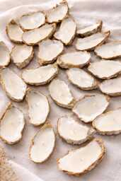 Oyster Shell Candles Natural Seashell Coastal Decor, Beach Wedding Favors - thumbnail 1