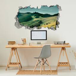 Woods Florest Wall Decal, 3D Wallpaper, Wall Decals, Sticker, Home Decor, Mural, Skugrwo3Dw - thumbnail 1