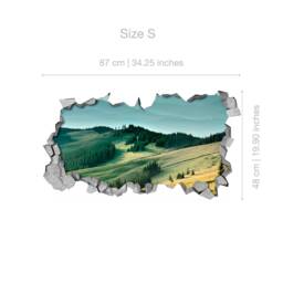 Woods Florest Wall Decal, 3D Wallpaper, Wall Decals, Sticker, Home Decor, Mural, Skugrwo3Dw - thumbnail 3