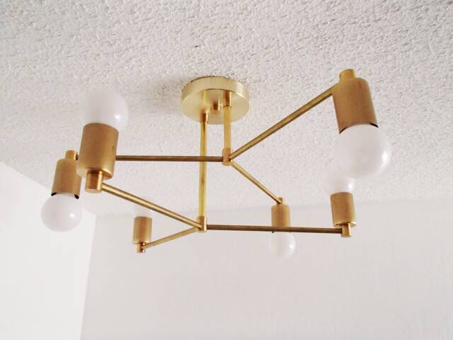 Modern Ceiling Light - Crossover 6 Arm Kitchen Dining Room Bedroom Contemporary Ul Listed - image 1