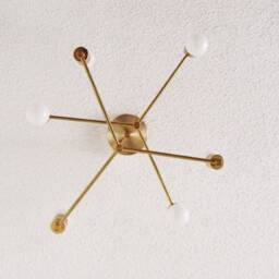 Modern Ceiling Light - Crossover 6 Arm Kitchen Dining Room Bedroom Contemporary Ul Listed - thumbnail 2