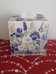 Tissue Box Cover, Napkins Box, Tissue Storage, Wooden Holder, Napkins Holder, Tissue Dispenser, Napkins Dispenser, Decoupage, Home Decor
