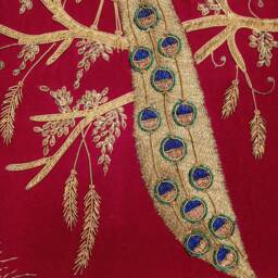 Embroidery Art Work/Zardozi Wall Art/ Carpet/Floral Tapestry/Tapestry Hanging/Needle Point Work/Wall Decoration Panels/ - thumbnail 3