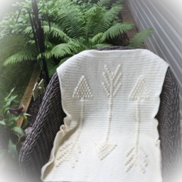 Three Arrows Crochet Baby Blanket Pattern - thumbnail 4
