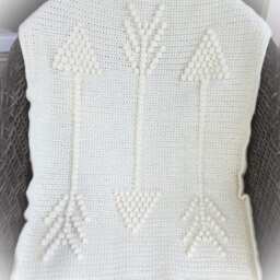 Three Arrows Crochet Baby Blanket Pattern - thumbnail 3