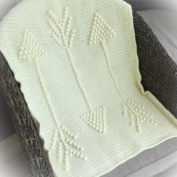Three Arrows Crochet Baby Blanket Pattern - thumbnail 2