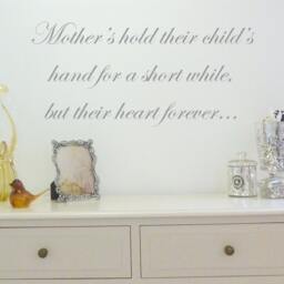 Wall Quote For Mothers - Decals Tattoo Art Home Decor Love - thumbnail 1
