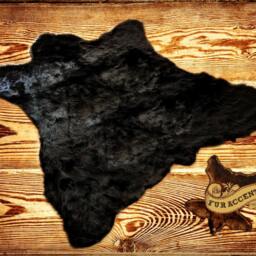 Faux Fur Bear Skin Rug - Soft Plush Accent - thumbnail 2