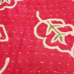 Kantha Quilt Indian Cotton Bedspread Blanket Bedding , Bed Cover, Sofa Throw , Gardern Decor - thumbnail 4