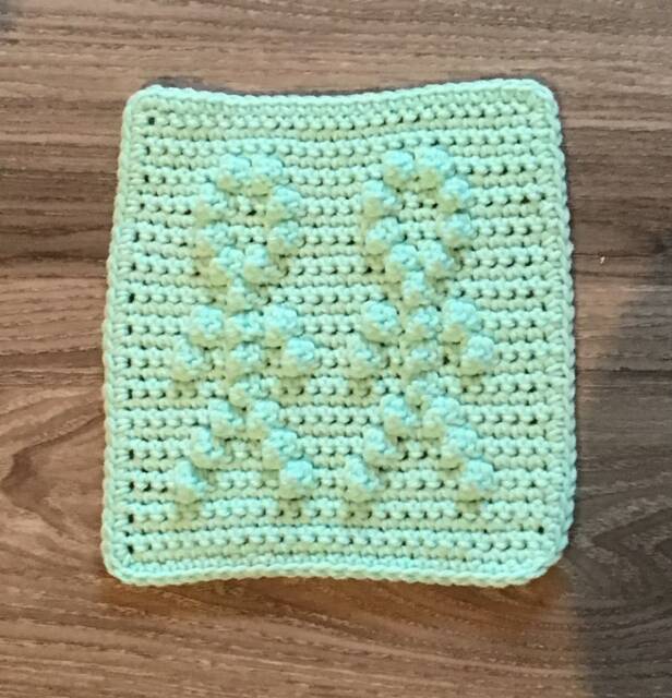 stick Kids Square Crochet Pattern - Baby Blanket Squares Washcloth Facecloth - image 1