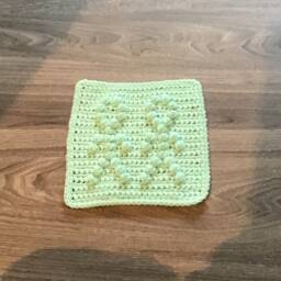 stick Kids Square Crochet Pattern - Baby Blanket Squares Washcloth Facecloth - thumbnail 2