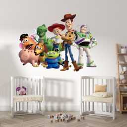 Kids Popular Characters Room Decorations Removable Wall Stickers Decal Home Decor Art Vinyl Mural Tys06 - thumbnail 3