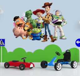 Kids Popular Characters Room Decorations Removable Wall Stickers Decal Home Decor Art Vinyl Mural Tys06 - thumbnail 1