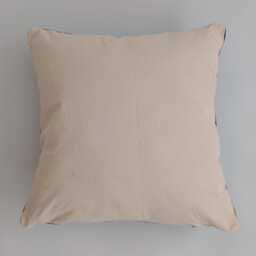 Moroccan Cactus Silk Cushion Cover, Handmade Charcoal Brown Sabra Throw Pillow, Scatter 20''x20''/50x50 cm - thumbnail 4