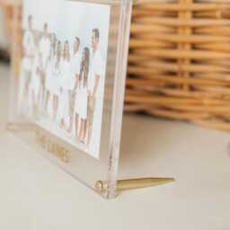 Personalized Acrylic Frame // Photo Gifts, Custom Picture Frame, Gifts For Mom, Her, Engraved - thumbnail 3