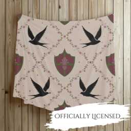 Soft Cosy Blanket - Shield Of Sparrows Devney Perry Bookish Reading Pattern Soft-Touch Fabric Readers - thumbnail 4