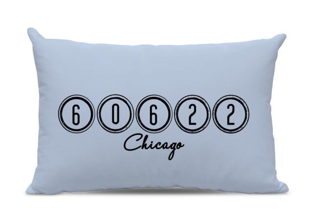 Zip Code Pillow - City Urban Throw Custom City Pillow Your Choice Of Color - image 1