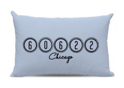 Zip Code Pillow - City Urban Throw Custom City Pillow Your Choice Of Color - thumbnail 1