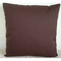 "Christmas Robin Cushion Cover 16X16 Pillow Sham 16"" Red Brown Xmas Robins Case 40cm Bird Birds Pillowcase Fits 18" - thumbnail 2