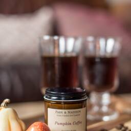 Pumpkin Coffee Soy Candle - Fall Scent, Notes - thumbnail 4