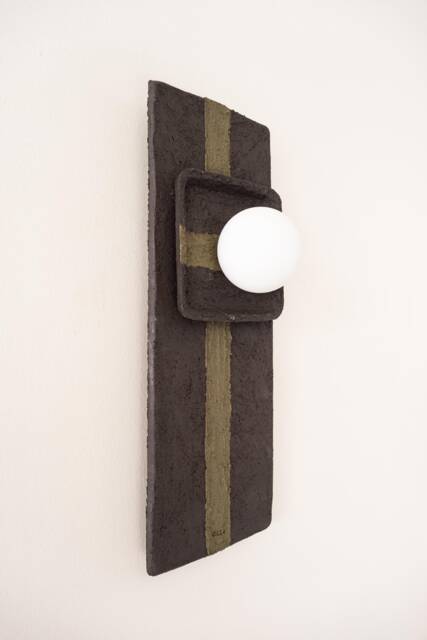Handmade Ceramic Wall Sconce Modern Minimalist Home Decor Lamp - image 1