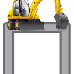Diggers & Trucks Light Switch Surround Sticker Builders Construction Child Decal Wall Art Vinyl Kids Boys Girl Bedroom Room Decor - thumbnail 2