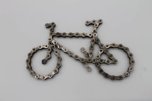 Mountain Bike Bicycle Made From Recycled Chain.-You Know You Want One - image 1