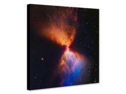 James Webb Telescope Fiery Hourglass Nebula Print - Framed Canvas Or Poster - thumbnail 1