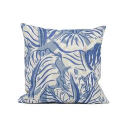 Christopher Farr X Raoul Dufy - Mille Feuilles Denim Iconic Fresh Contemporary Designer Cushion Cover Luxury Throw Pillow Handmade - thumbnail 2