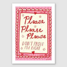 Short N Sweet Lyric Art Print Set - Pastel Heart Designs - Set Of 3 Unframed Prints - thumbnail 3