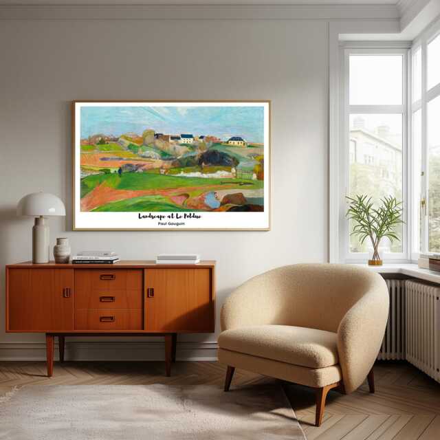 Gauguin Landscape Art Print French Post-Impressionist Wall Decor - image 1