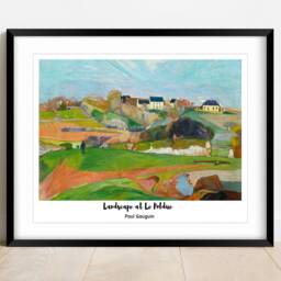 Gauguin Landscape Art Print French Post-Impressionist Wall Decor - thumbnail 2