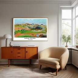 Gauguin Landscape Art Print French Post-Impressionist Wall Decor - thumbnail 1