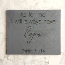 Always Have Hope Sign, Wood Sign, Decor, Rustic Wall Hanging, Home Christian Decor - thumbnail 2